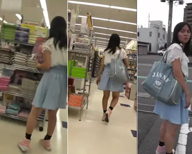 @20208846895 用户上传:书店抄底美女,假装问路去拍脸