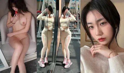 刚踏入社会的极品反差健身学生妹，口交自慰勾引金主粉嫩小穴诱人至极